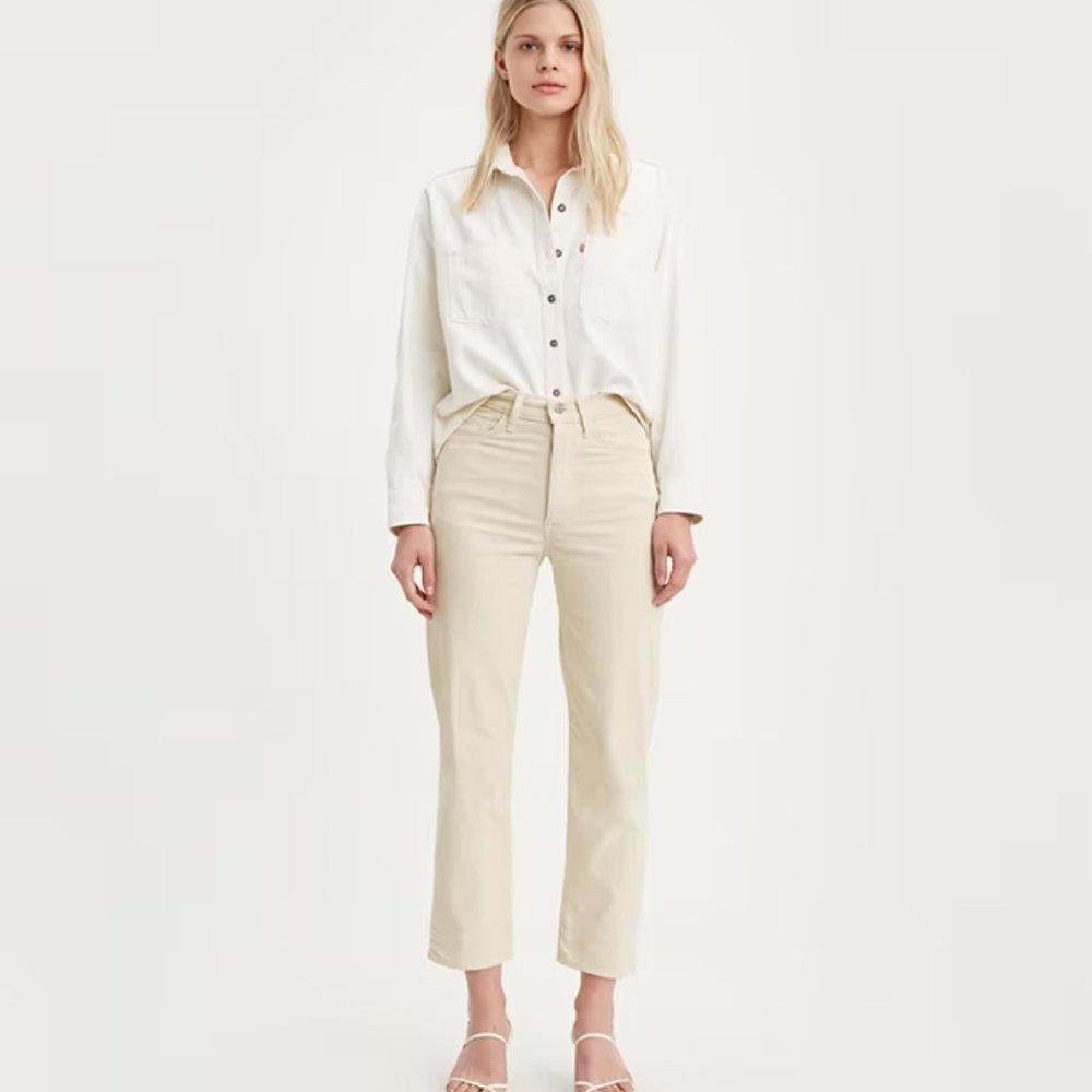 Levi's Ribcage Straight Ankle Corduroy Pants (Women's)